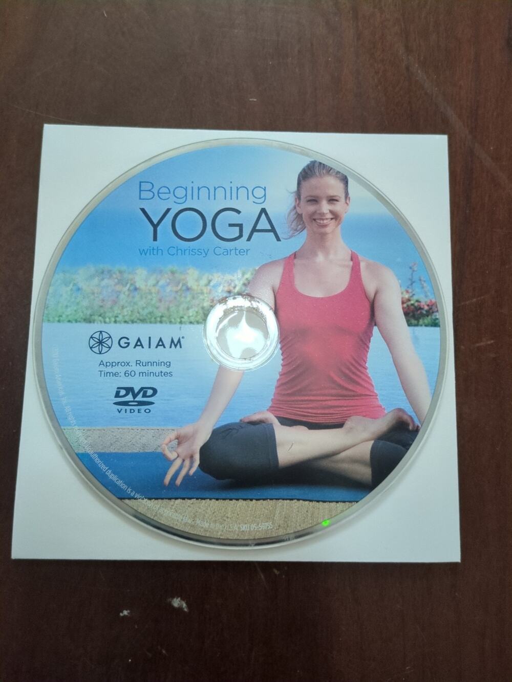 Gaiam Beginning Yoga DVD disc only